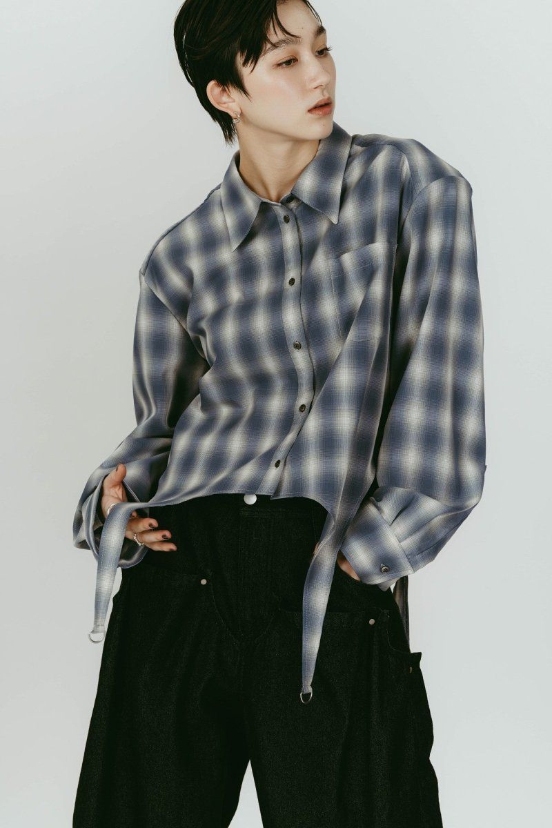 design overshirt (Blue) / デザインオーバーシャツ (ブルー) / 26SS