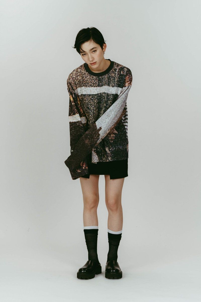 scenery print long sleeve tee (Paris) / プリントロングスリーブTシャツ (パリ) / 26SS