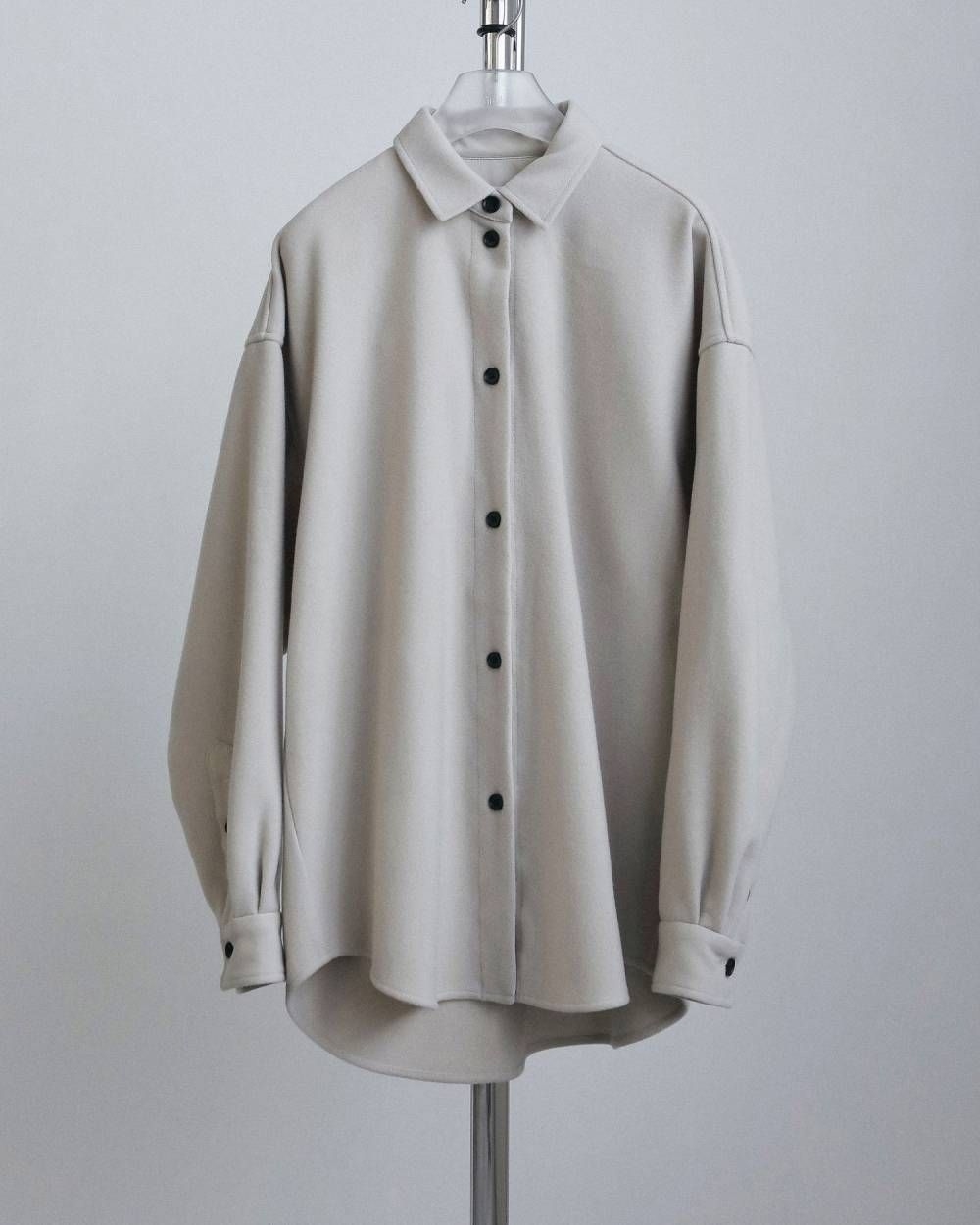 ウールオーバーシャツ (アイボリー) Wool Over Shirts (Ivory) / 26AW 【6月29日まで期間限定予約】