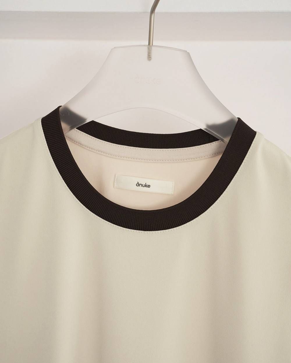 Compact Ringer T-Shirts (Ivory) / コンパクトリンガー Tシャツ (アイボリー) / 26SS
