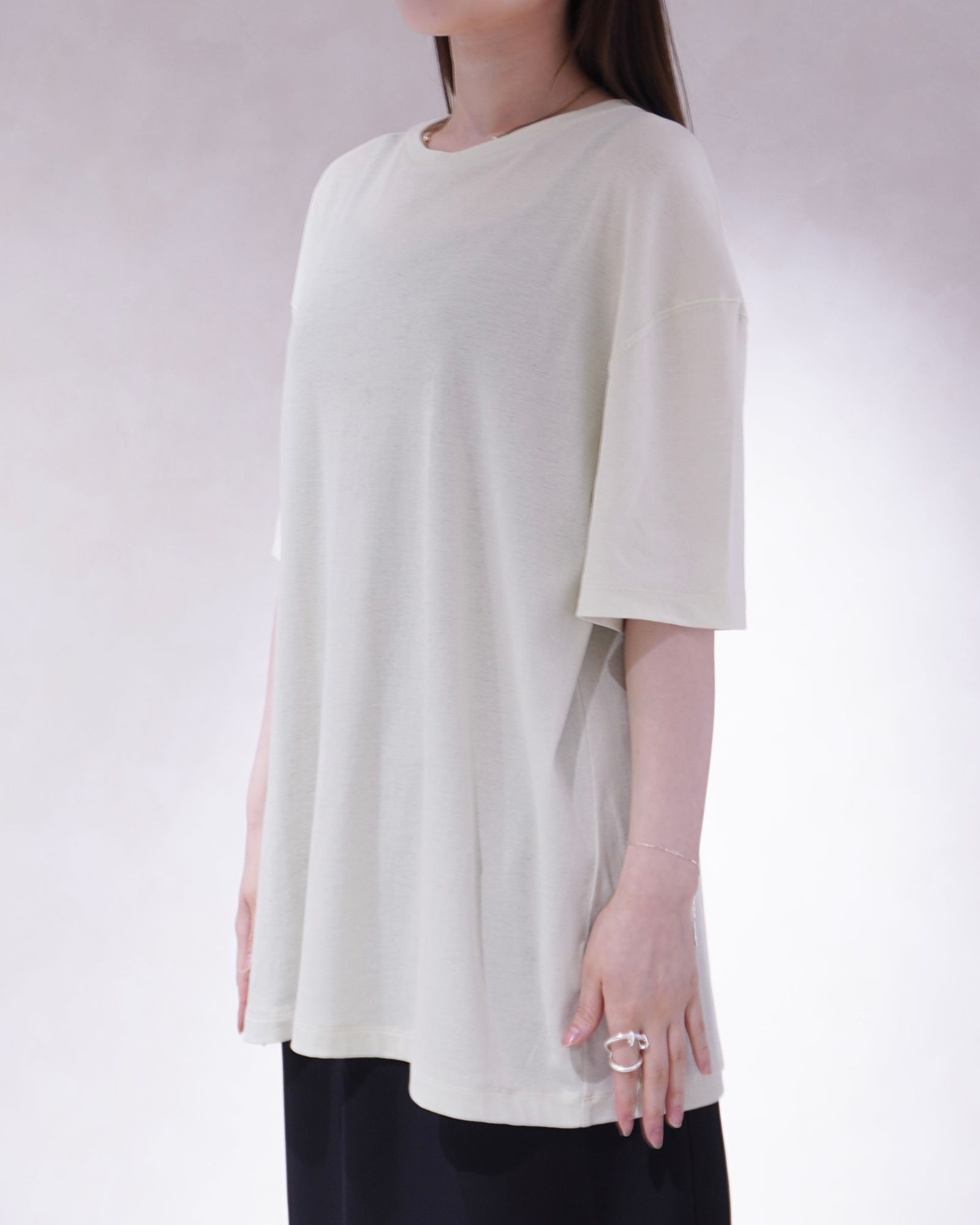 シアーオーバーTシャツ (ライトグリーン) Sheer Over T-Shirts (Light green) / 26SS