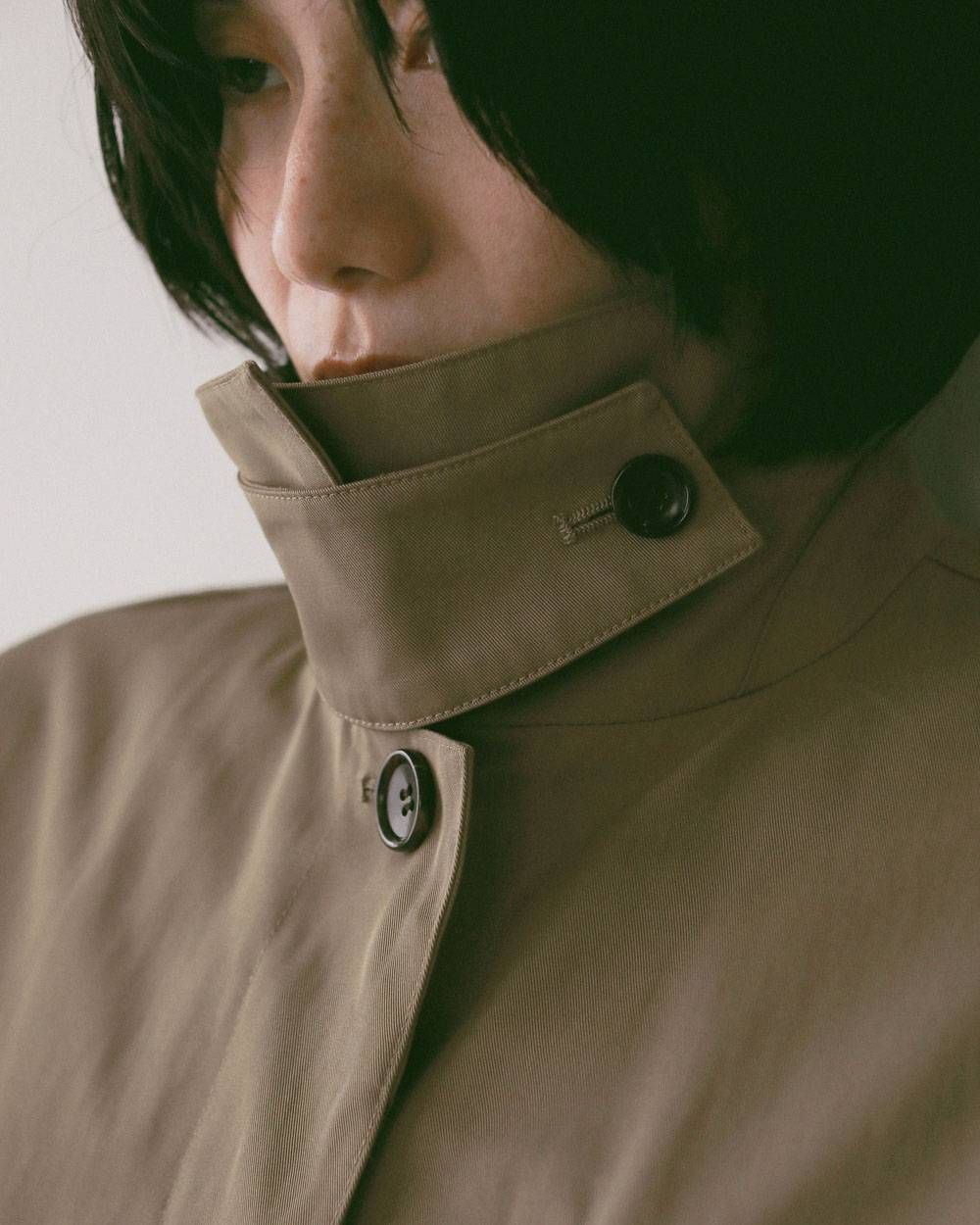 オーバーハーフコート (ベージュ) Over Half Coat (Beige) / 27SS