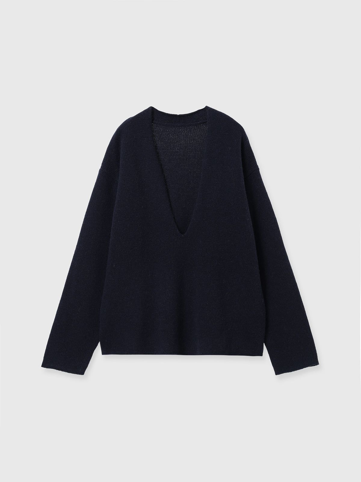 【25AW】HAMILTON V NECK KNIT / ハミルトン Vネックニット (ネイビー)