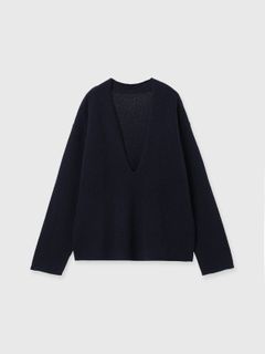 【25AW】HAMILTON V NECK KNIT / ハミルトン Vネックニット (ネイビー)