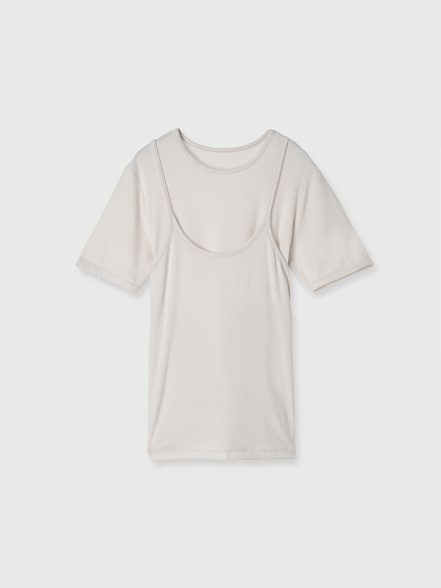 【25SS】SMOOTHY SET TEE SHIRT / スムージー セットTシャツ (アイボリー)
