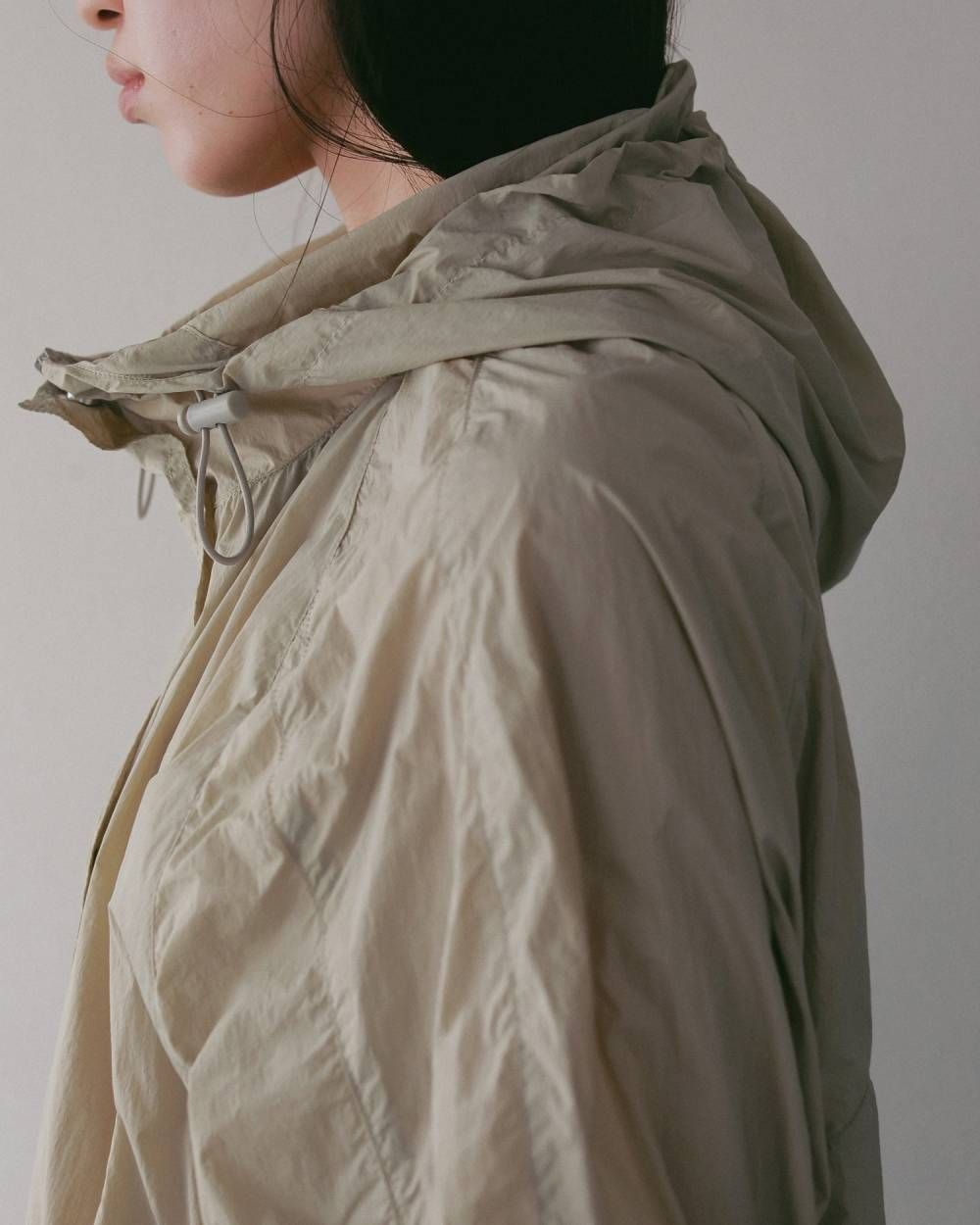 シアートラックブルゾン (オートミール) Sheer Track Blouson (Oatmeal) / 27SS