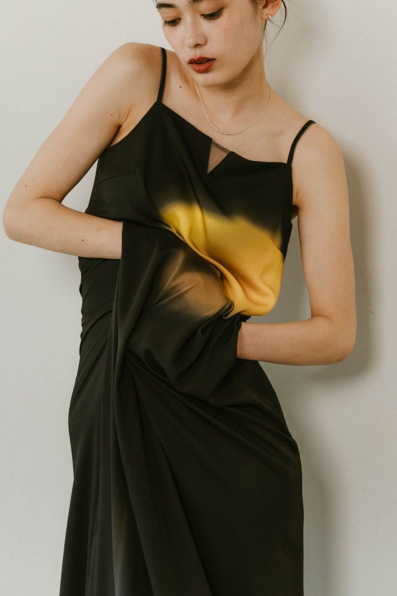 ワンピース Knuth Marf flower print satin dress Cassette Chart｜Knuth Marf/flower print satin dress サテン