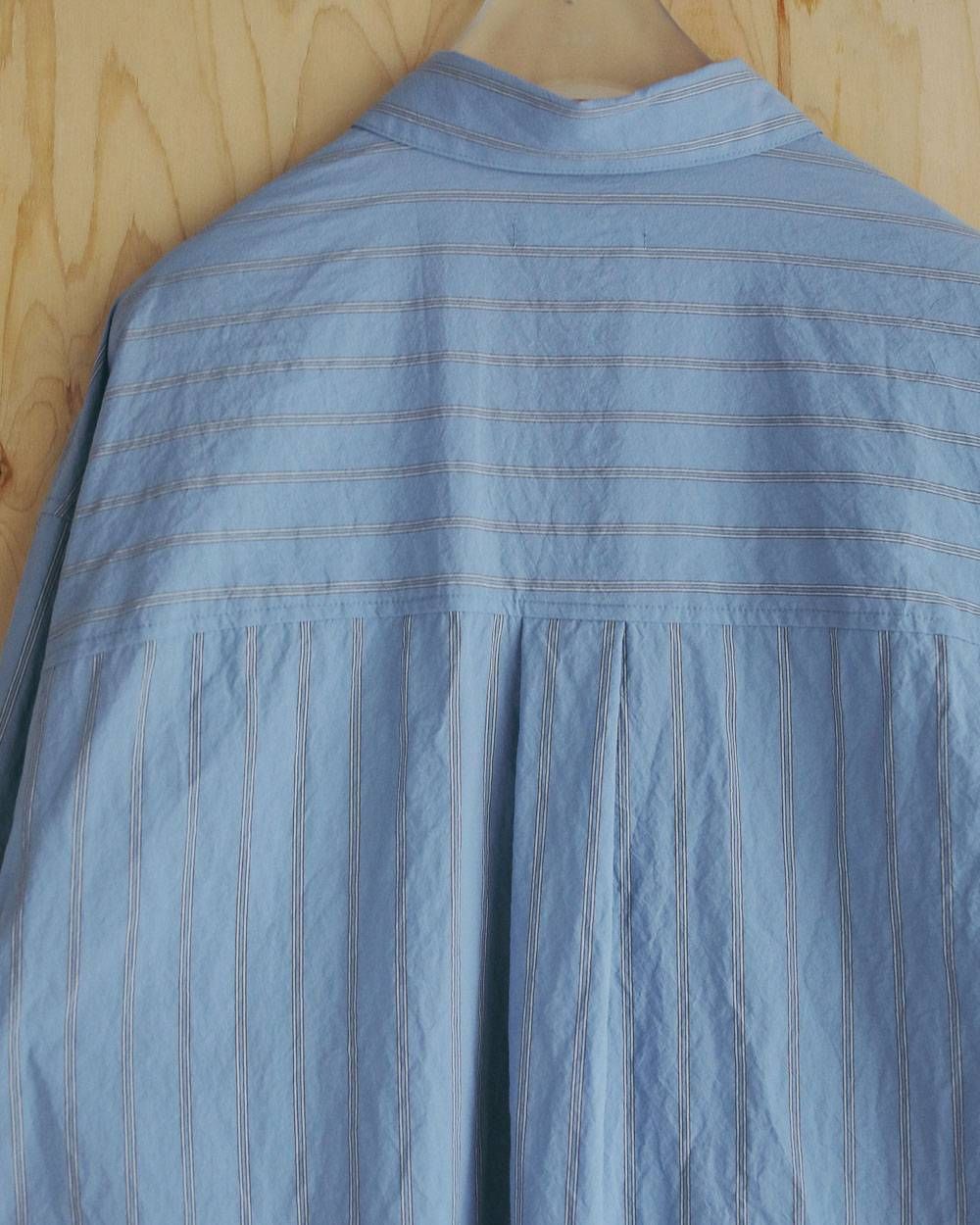ドライストライプシャツ (アイスブルー) Dry Stripe Shirts (Iceblue) / 27SS
