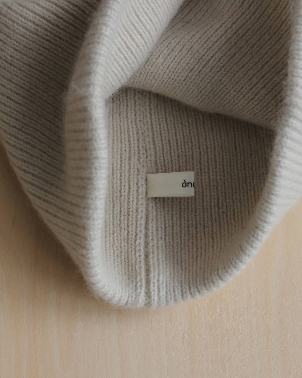 ラクーンニット ビーニー (アイボリー) Raccoon Knit Beanie (Ivory) / 26AW 【6月29日まで期間限定予約】