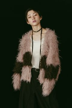 shaggy cardigan / シャギーカーディガン (ピンク) / 25AW