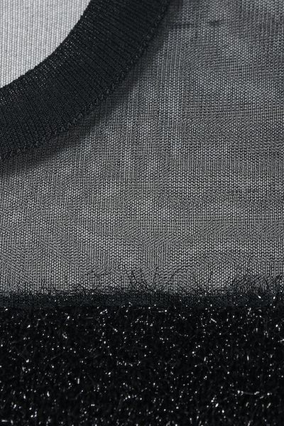 【残り1点】【24AW】SLEEVELESS KNIT DRESS / スリーブレスニットドレス (ブラック)