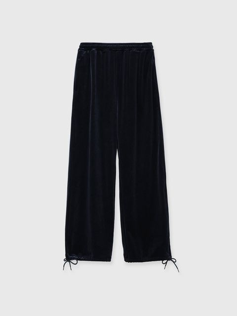 【25AW】HILTON VELOUR PANTS / ヒルトンベロアパンツ (ネイビー)