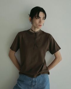 Basic Loose T-shirts / ベーシック ルーズ Tシャツ (ブラウン)