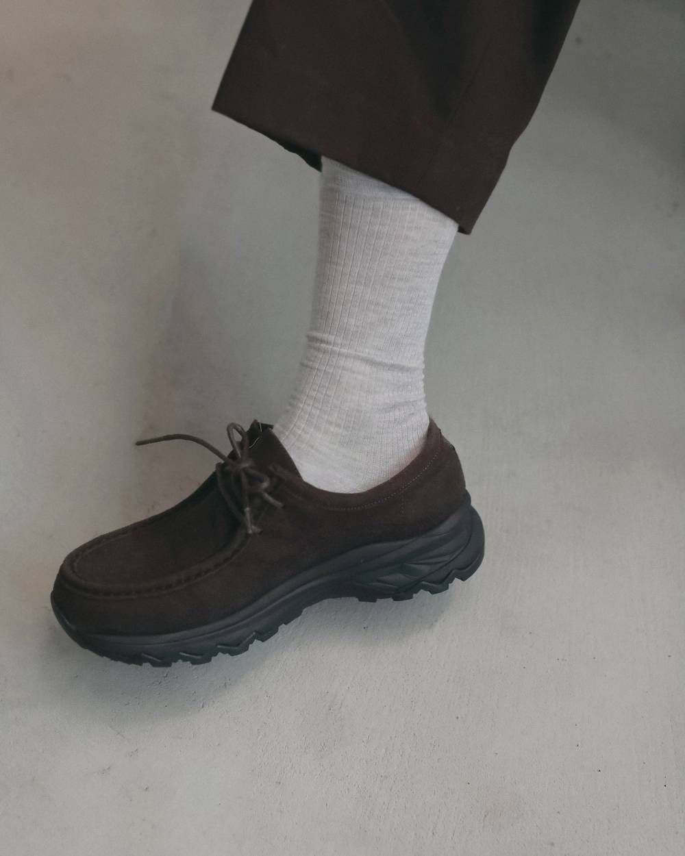 エコスエードモカシン (ブラウン) Eco Suede Moccasin (Brown) / 26AW 【6月29日まで期間限定予約】