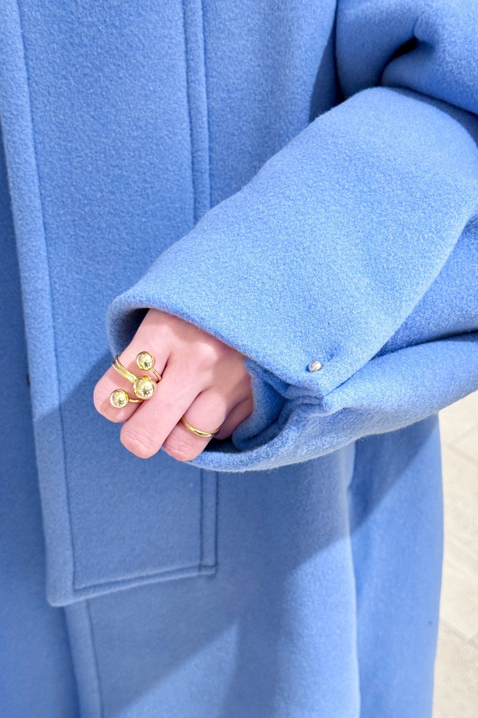 Cuff pierce coat / カフピアス コート (ブルー)