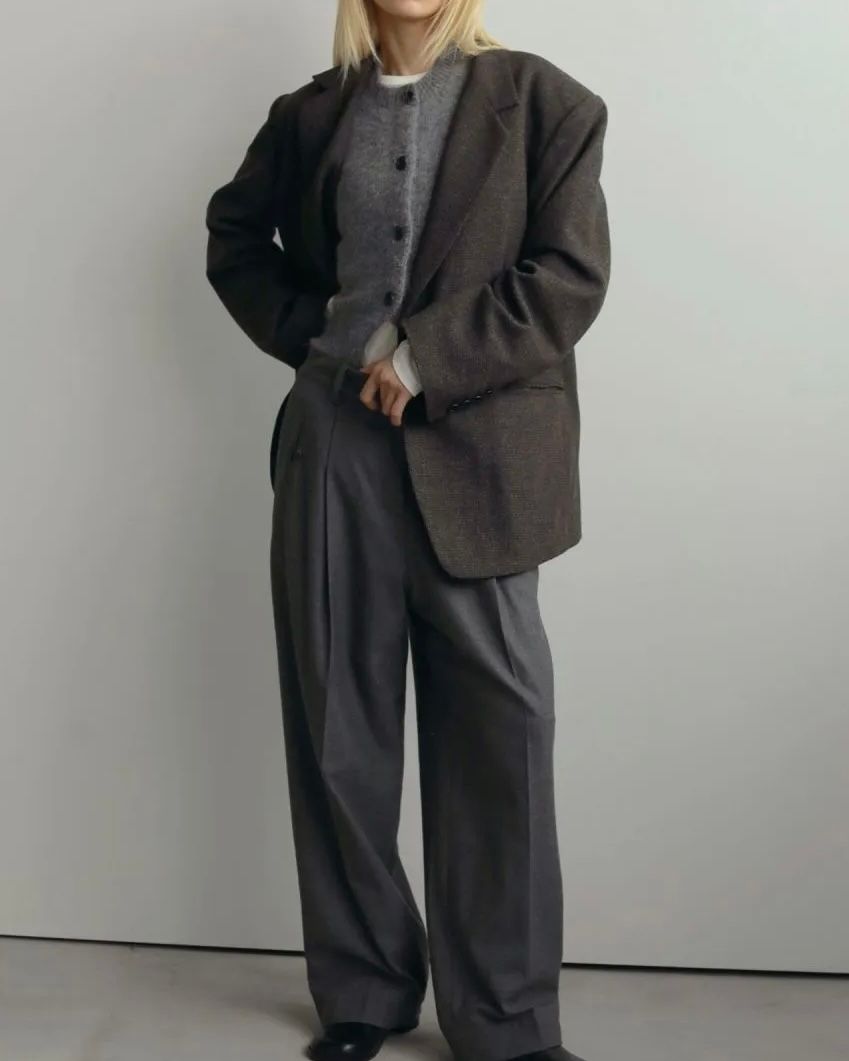 【25AW】Herringbone Wool Jacket / ヘリンボーン ウールジャケット (ブラウン)