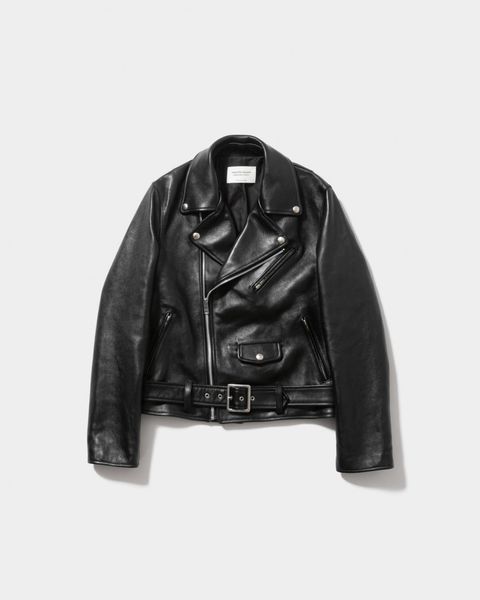 vintage leather riders jacket / ヴィンテージレザー ライダースジャケット (ブラック) / メンズ