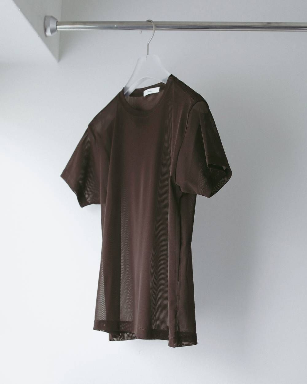 シアーチュールTシャツ (ブラウン) Sheer Tulle T-shirts (Brown) / 27SS