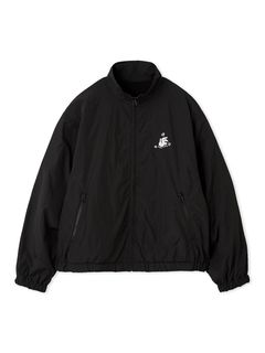 【BF割引対象12/2まで】Nylon fleece zip jacket / ナイロンフリースジップジャケット (ブラック) / 25AW