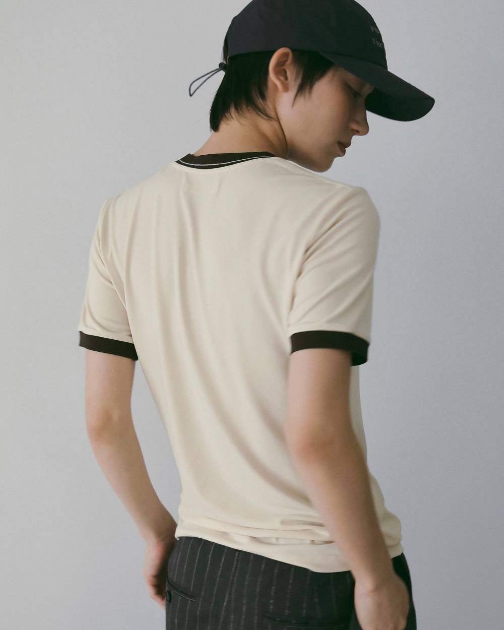 Compact Ringer T-Shirts (Ivory) / コンパクトリンガー Tシャツ (アイボリー) / 26SS