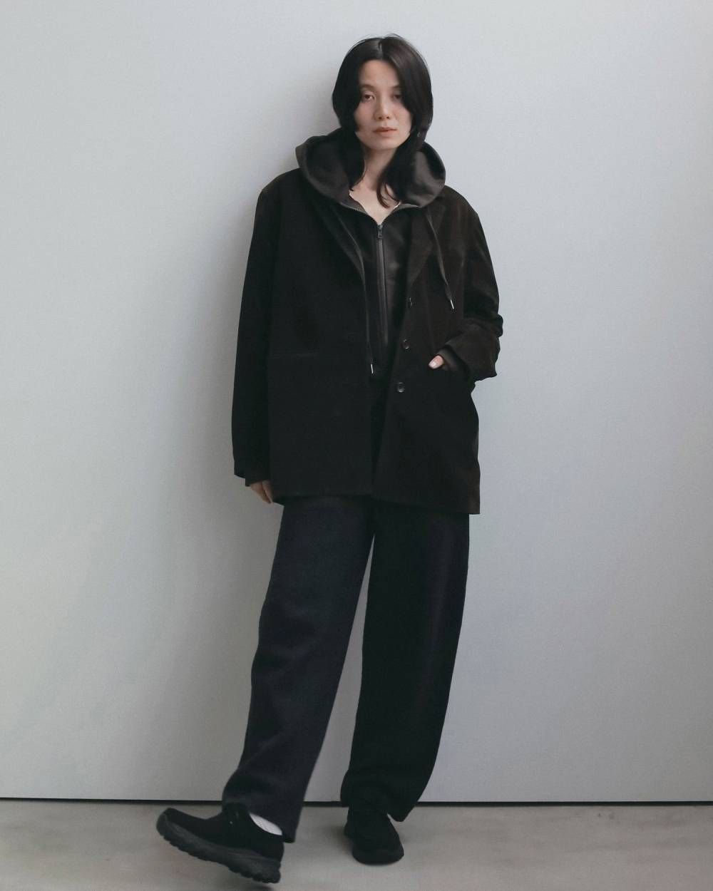 エコスエードジャケット (ダークブラウン) Eco Suede Jacket (Dark brown) / 26AW 【6月29日まで期間限定予約】