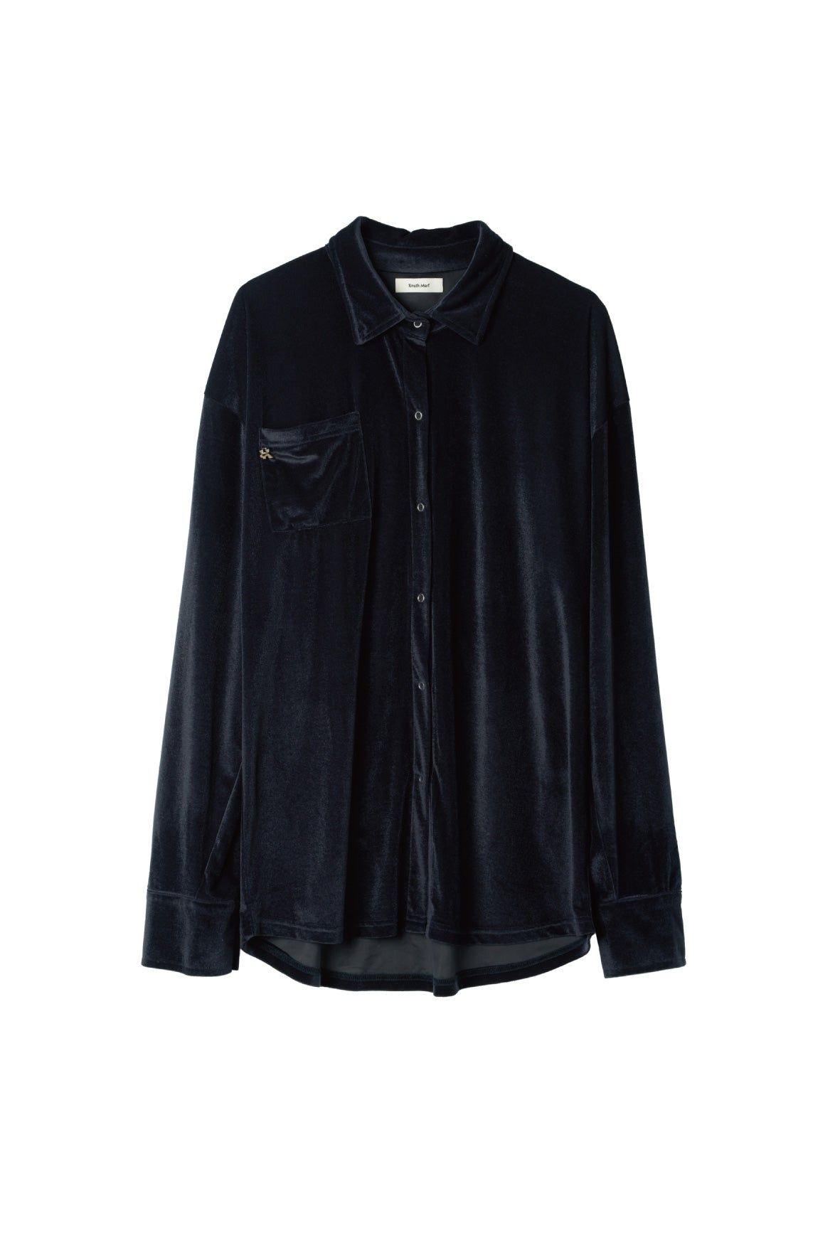 2ウェイ ベロアシャツ (ネイビー) 2way velour shirt (Navy) / 26AW