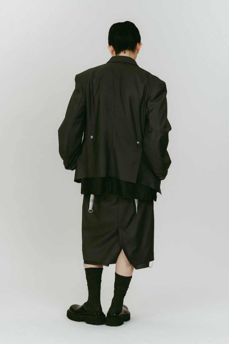 vintage tailored jacket (Gray) / ヴィンテージ テーラードジャケット (グレー) / 26SS