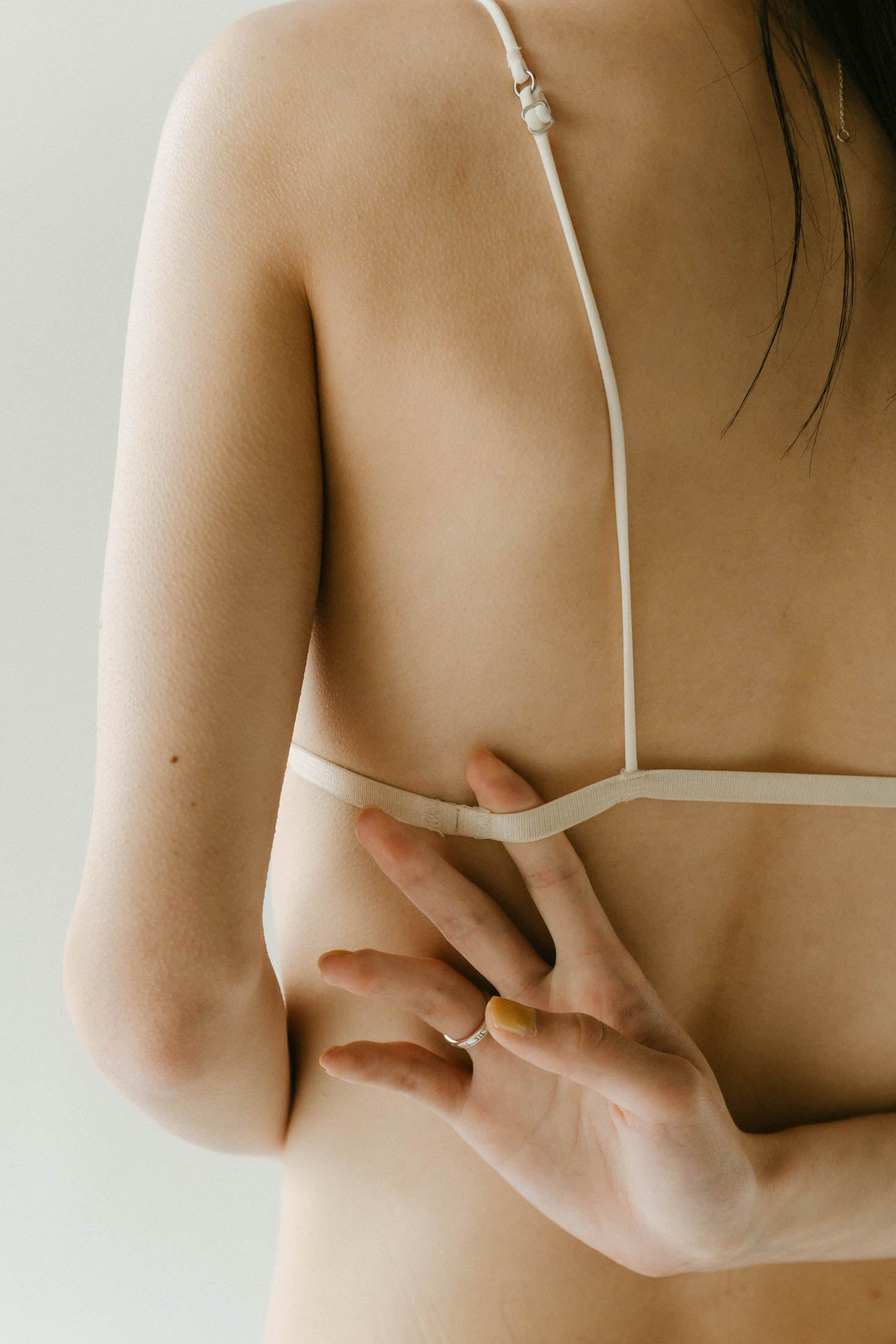 Knuth Marf - 【KnuthMarf × PALM】knit triangle bra / ニット
