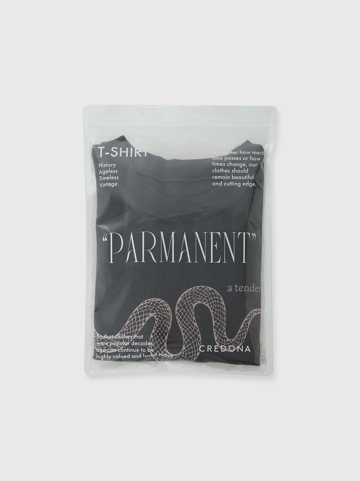 【25SS】PARMANENT TEE / パーマネント Tシャツ (グレー)