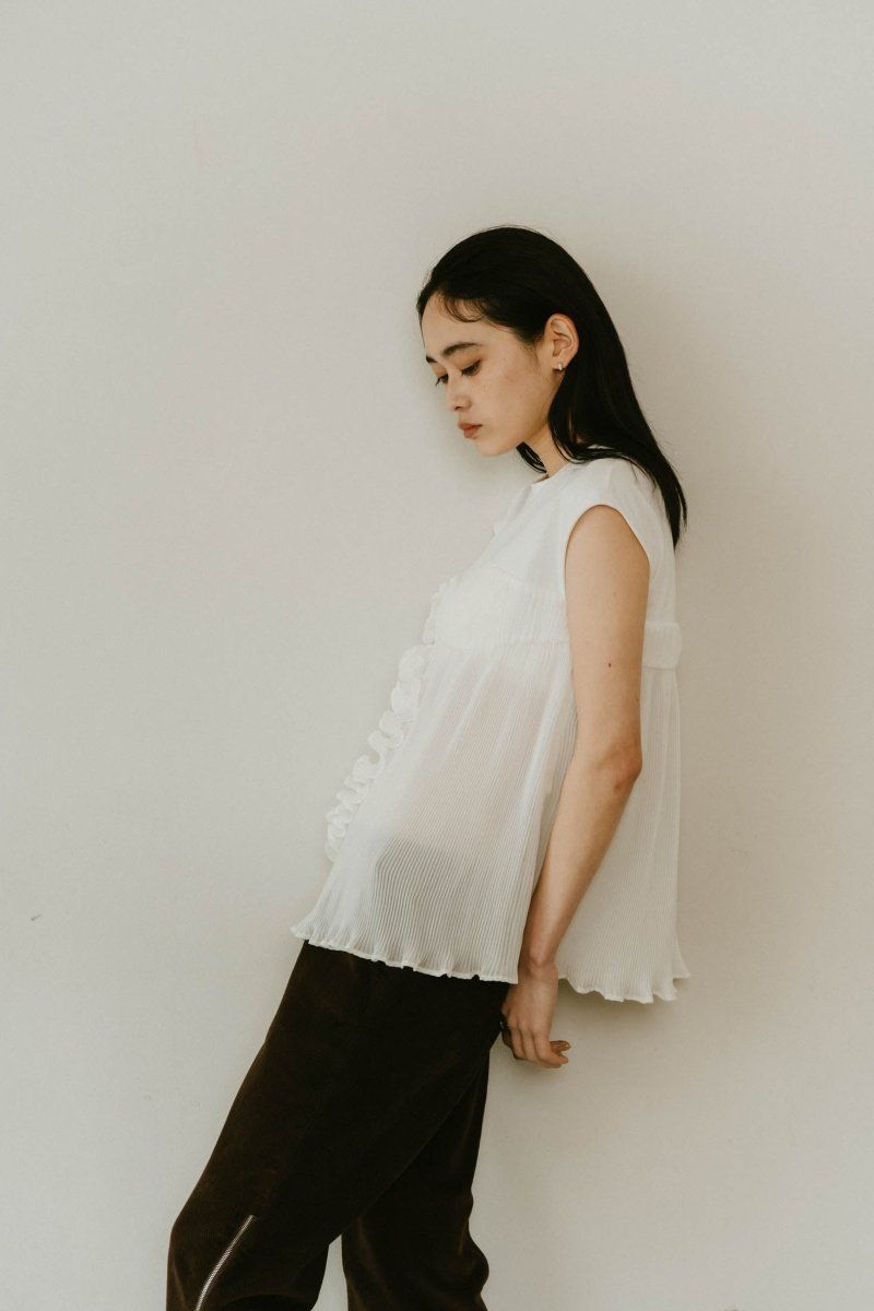 Knuth Marf - heart motif tulle tops / ハートモチーフ