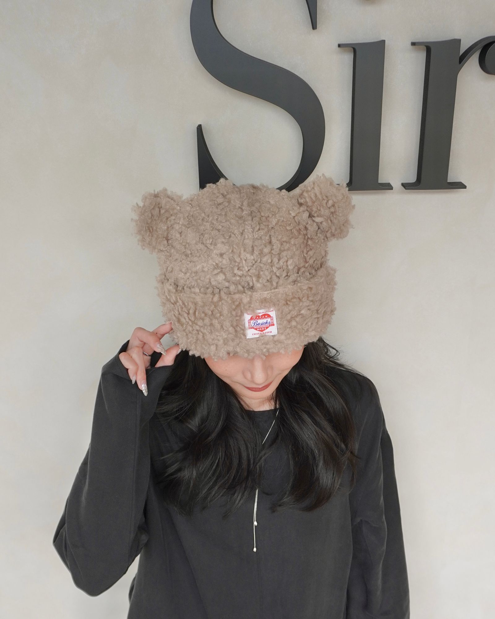 【25AW】Bear Beanie / ベアビーニー (ブラウン)