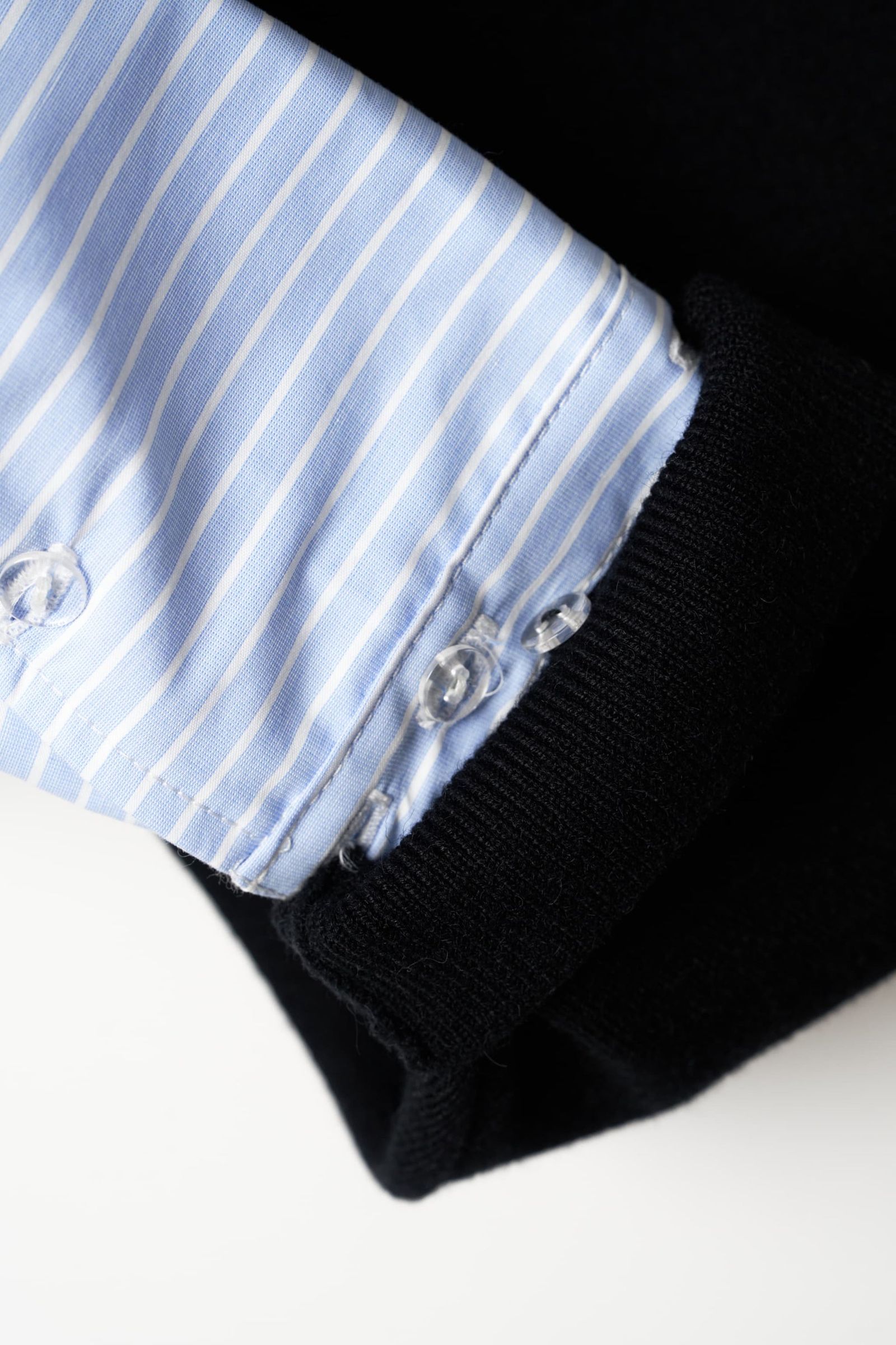 【LADIESサイズ】2ウェイ ノームコア ニット (ブラック) 2way cuffs normcore knit (Black) / 26AW