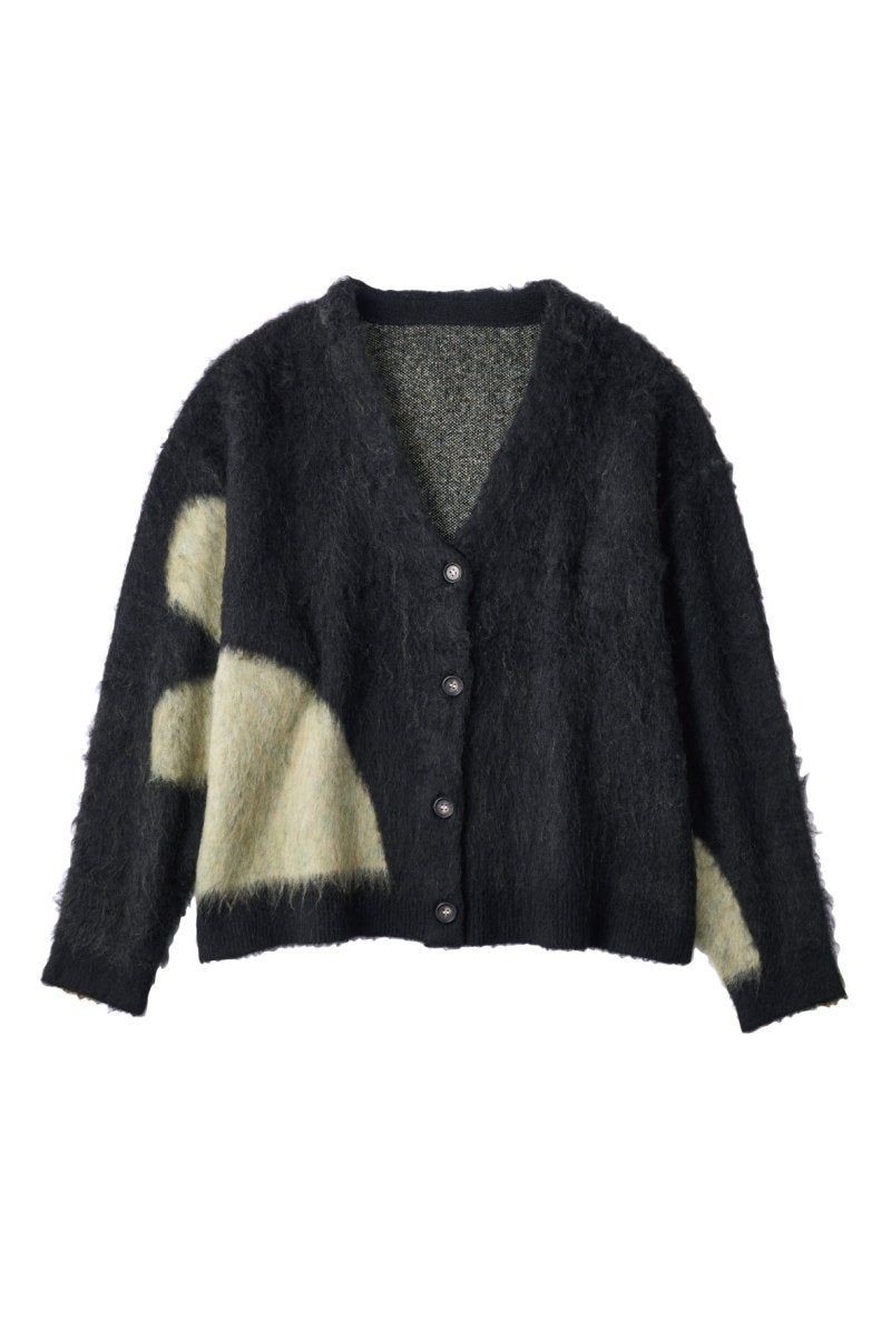 Vnack cardigan(unisex) / Vネックカーディガン (ブラック) / 25AW