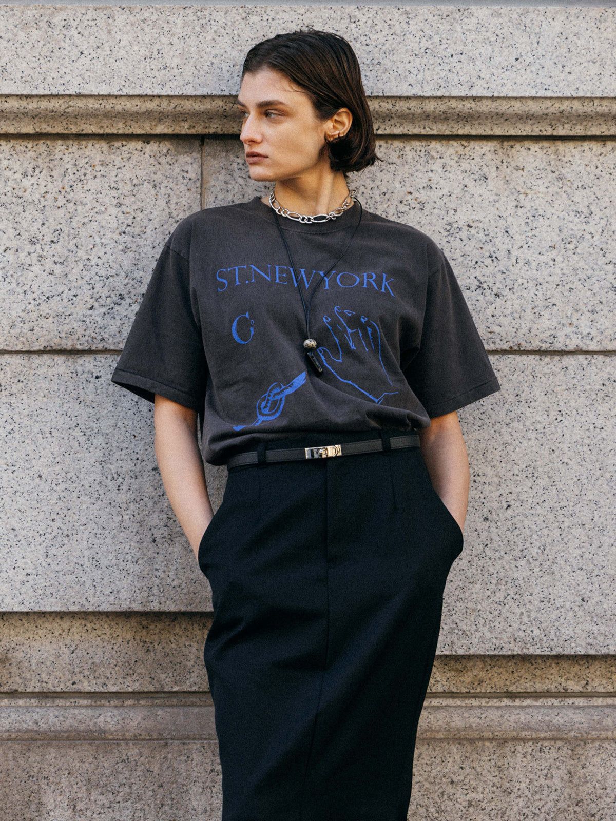 パーマネント Tシャツ (NEWYORK) PARMANENT TEE (NEWYORK) /  26SS