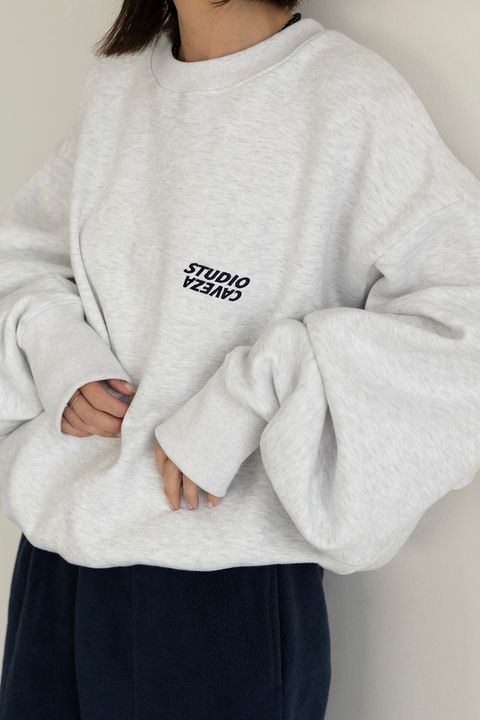 【25AW】STUDIO CAVEZA Sweatshirt / スウェットトップス (グレー)
