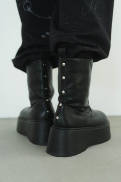 studs platform boots / スタッズ プラットフォームブーツ (ブラック)