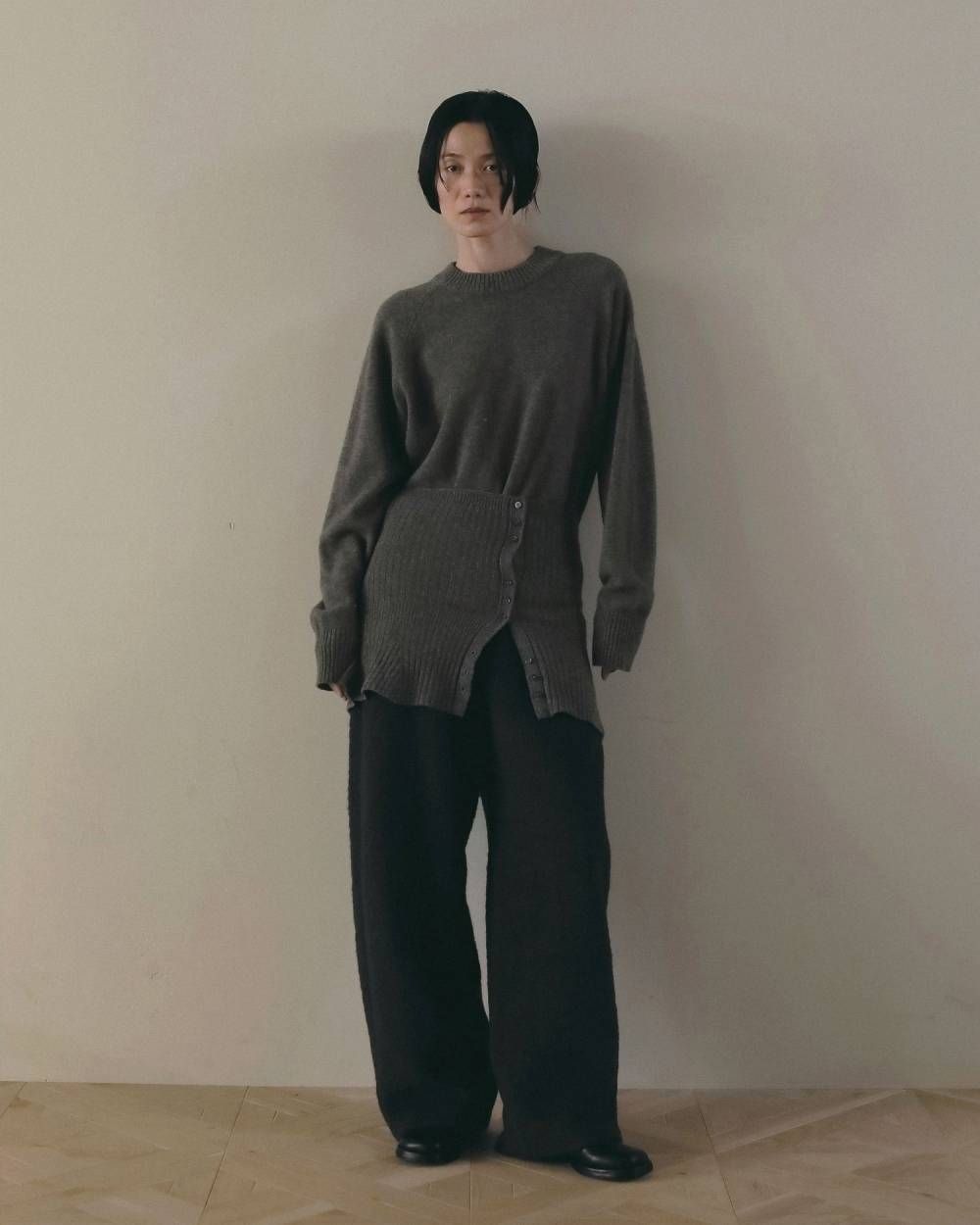 ウール2ウェイビスチェ (モカ) Wool 2way Bustier (Mocha) / 26AW 【6月29日まで期間限定予約】