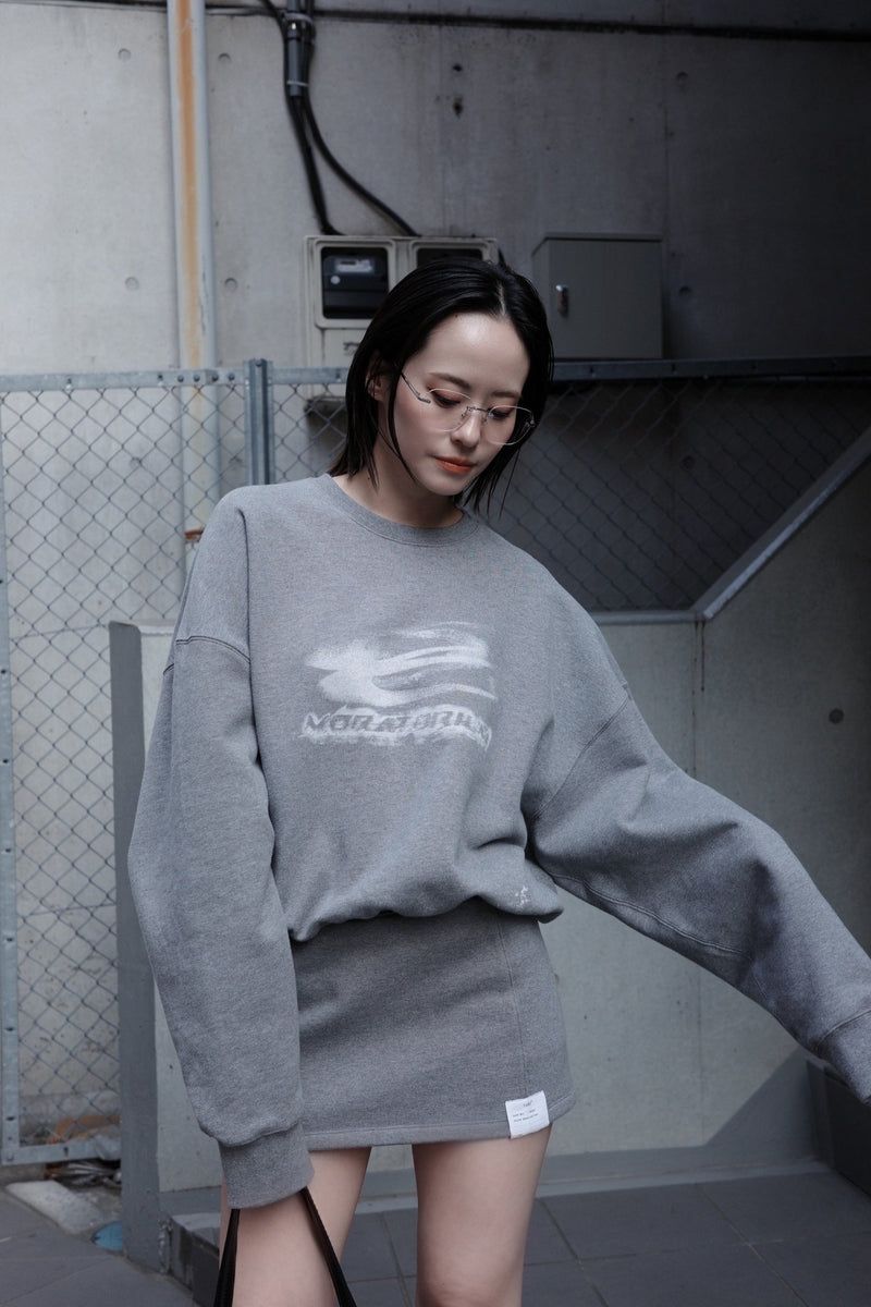グラフィック スウェット (グレー) Graphic sweat (Gray)