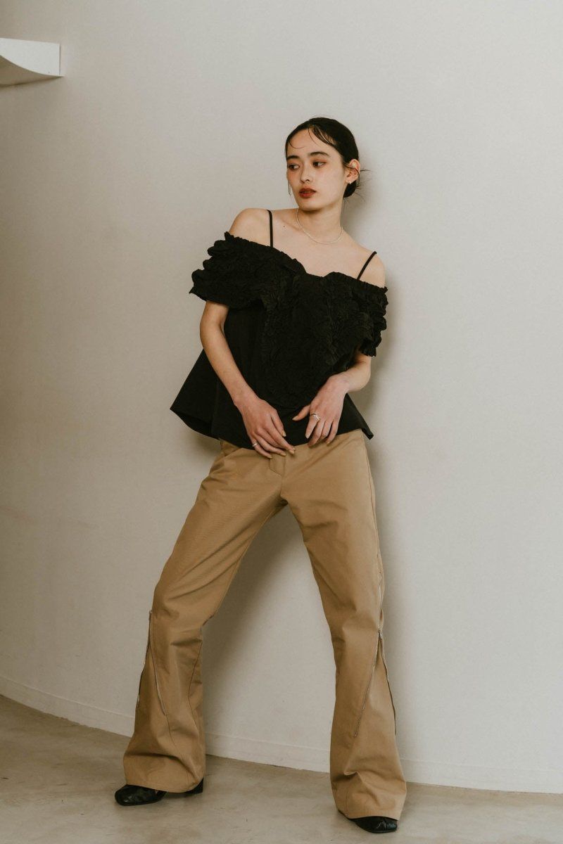 Knuth Marf - 2way off shoulder blouse / 2ウェイ オフ
