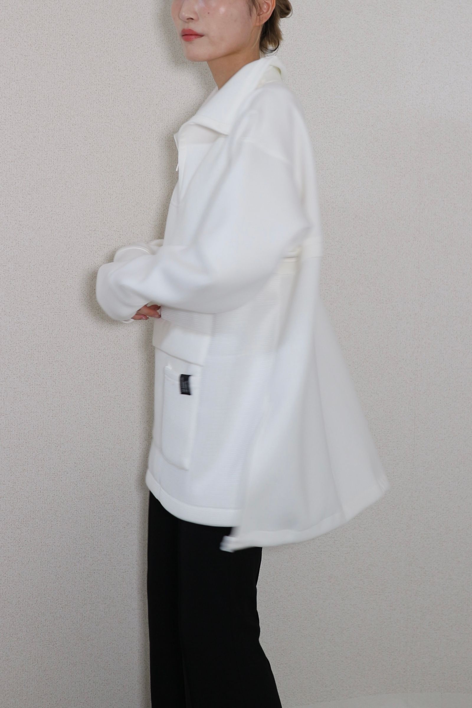 UN3D. - 【スポーティー×モード】HALF ZIP MESH SWEAT / ハーフ