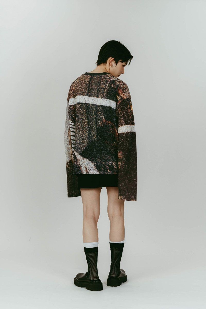 scenery print long sleeve tee (Paris) / プリントロングスリーブTシャツ (パリ) / 26SS