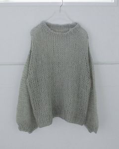 ローゲージモヘアニット (ミント) Lowgauge Mohair Knit (MInt) / 26AW 【6月29日まで期間限定予約】