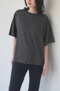 COTTON RELAX T-SHIRT / コットン リラックスTシャツ (チャコール)