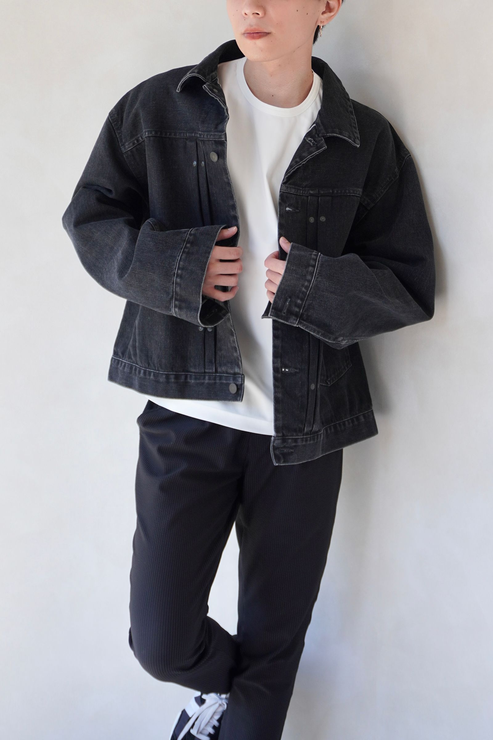 NEW CLASSIC JEAN JACKET / ニュークラシックデニムジャケット / メンズ (ブラック)