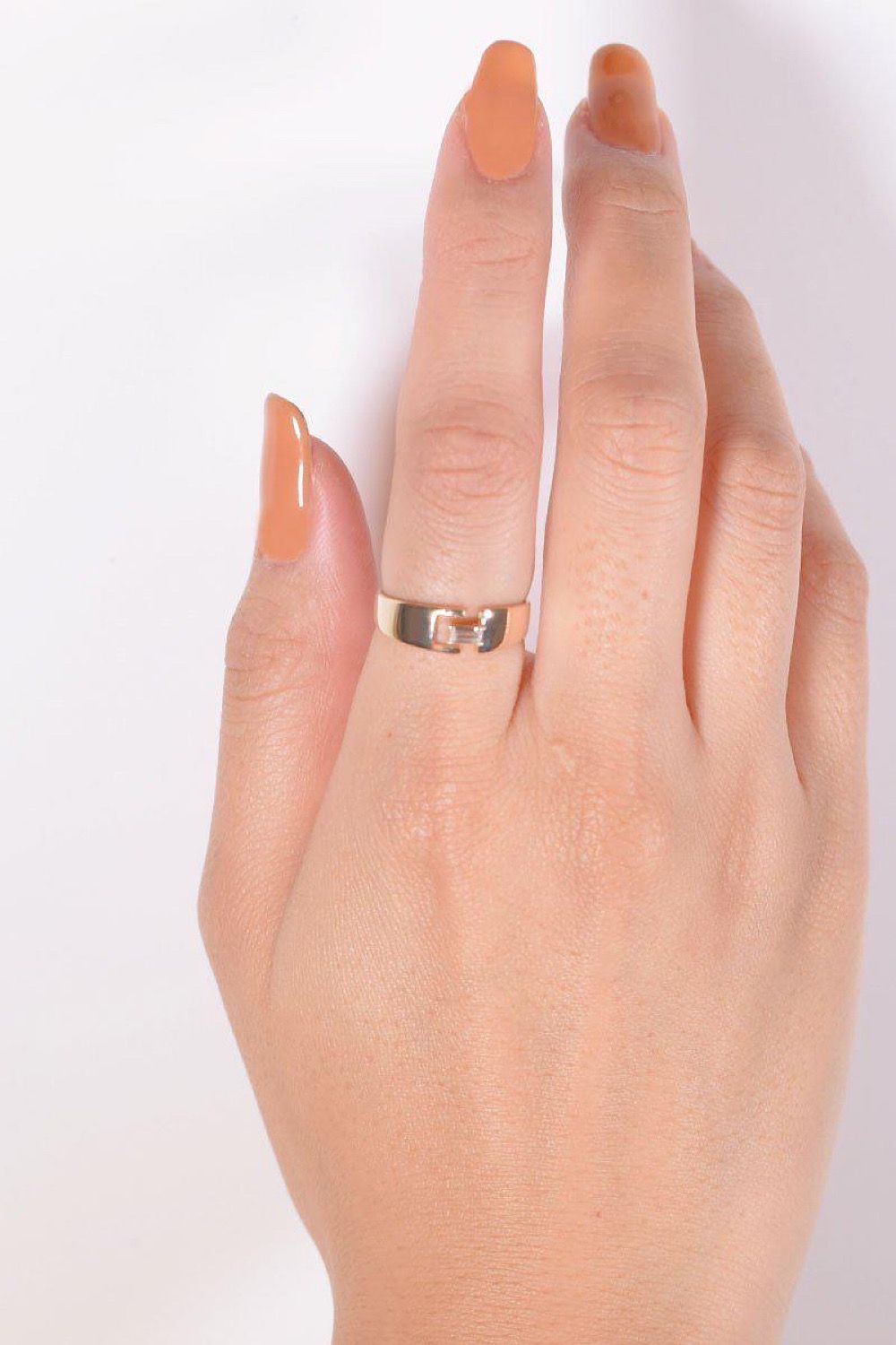 LABYRINTH MOISSANITE RING / ラビリンス モアサナイト リング K9/K18 (イエローゴールド)