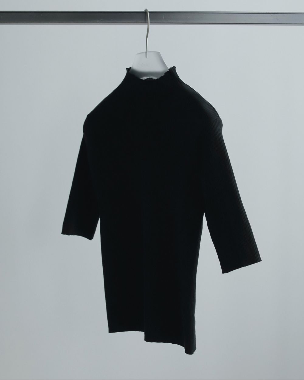 ànuke - Halfsleeve Rib Knit / ハーフスリーブ リブニット
