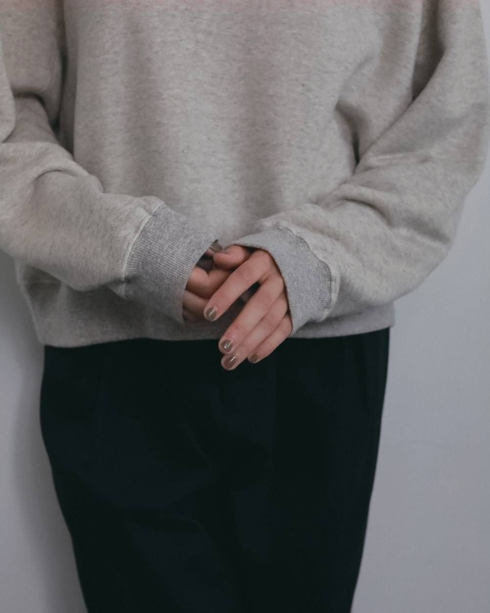 ソフトスウェットトップス (グレー) Soft Sweat Tops (Gray) / 26AW 【6月29日まで期間限定予約】