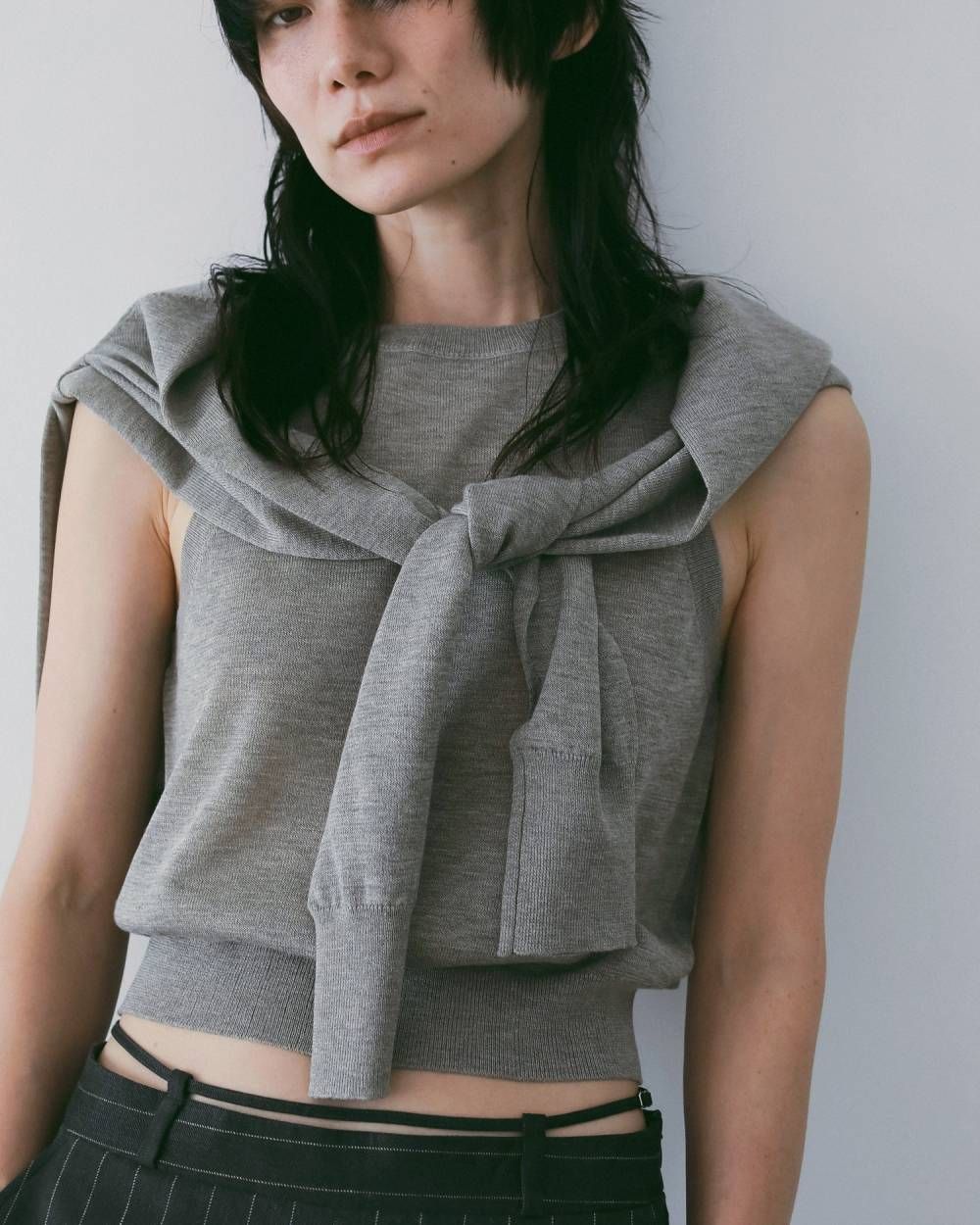 ハイゲージ シアーカーディガン (グレージュ) Highgauge Sheer Cardigan (Greige) / 26SS