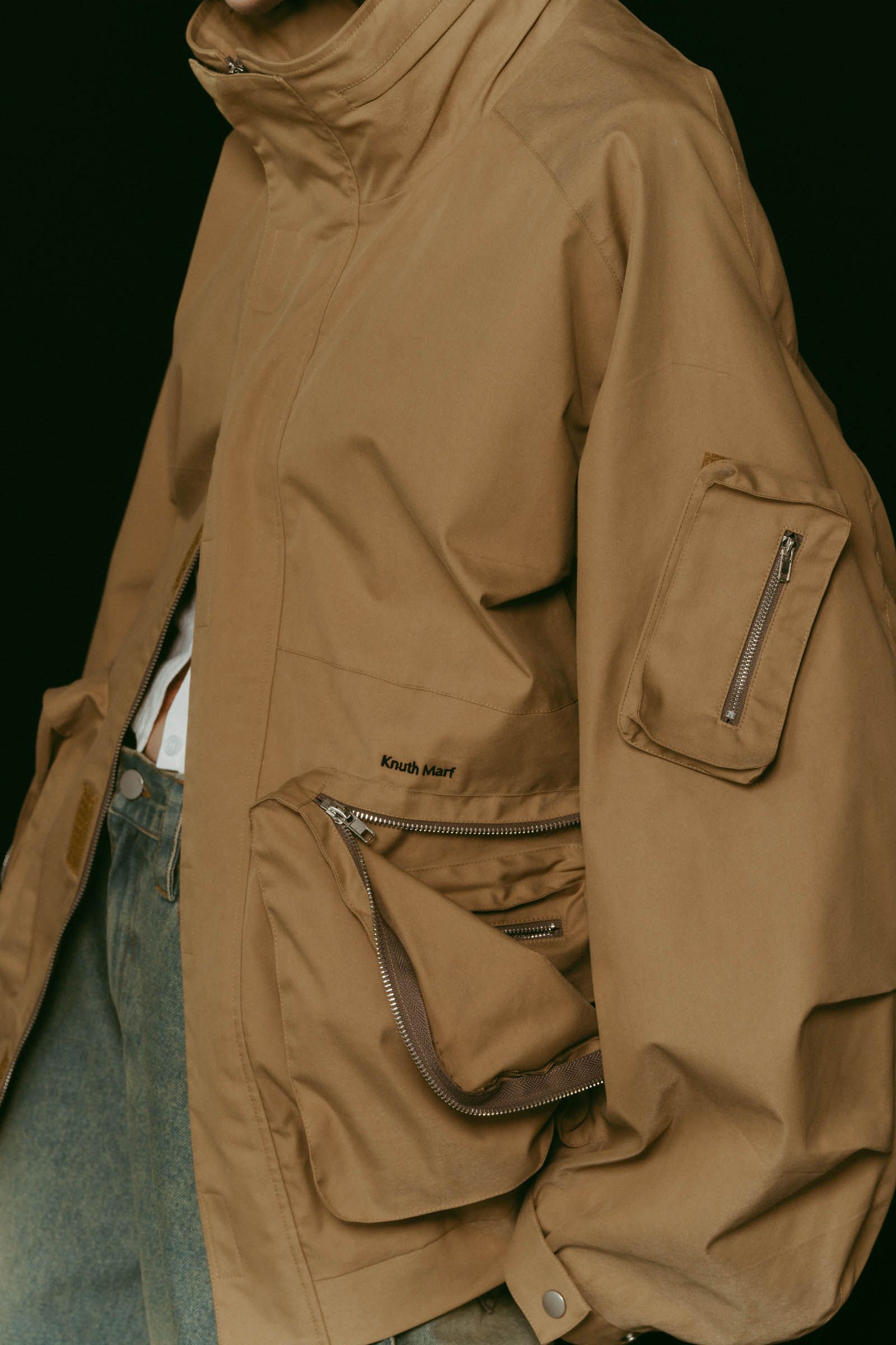 2way nylon blouson(unisex) / 2ウェイナイロンブルゾン (キャメル) / 25AW