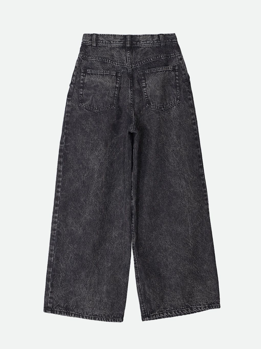 AGING LIKE WIDE DENIM PANTS / ワイドデニムパンツ (ノワール)